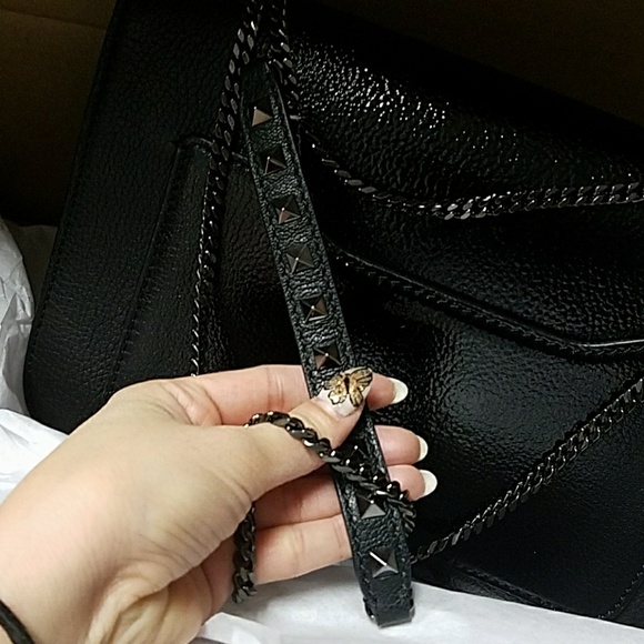 Sold*****Valentino demilune goat skin black ombre - Picture 3 of 8